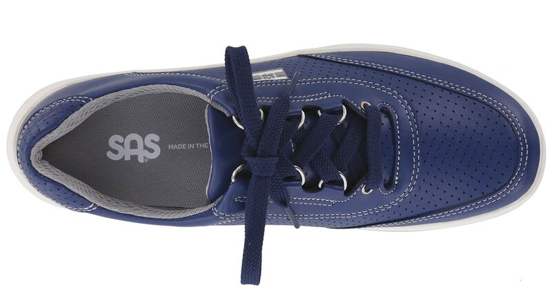 Sporty Lux Blue Perf Left Top View