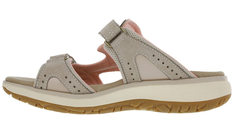 EmBark Slide Taupe/Pink Left View