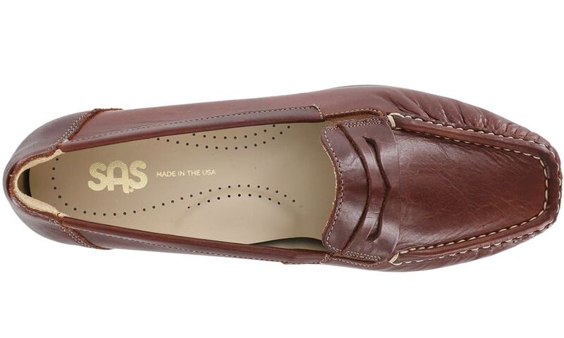 Penny J Slip On Loafer - Walnut, Walnut, large
