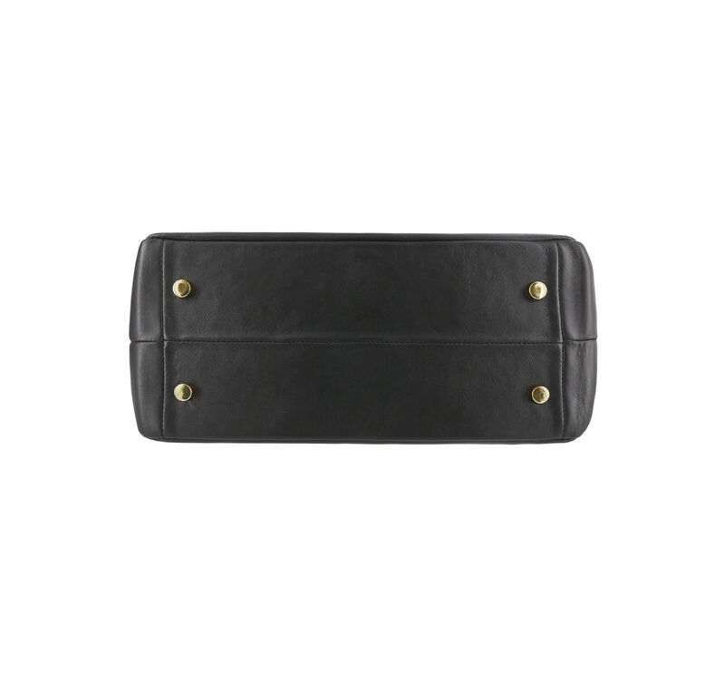 Diane Shoulder Handbag, Black / Gold, large