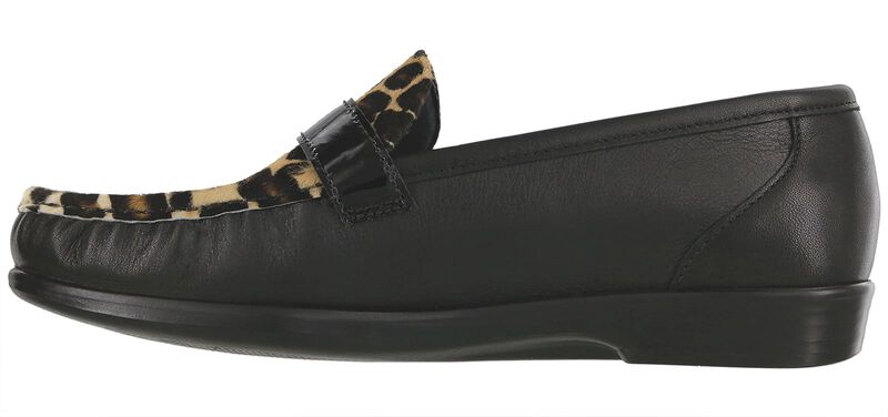 Lara Black Leopard Left Side View