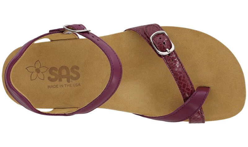 Pampa Toe Loop Sandal - Plum Weave, , large