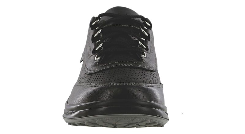 Sporty Lux Black Perf Right Front View