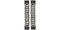 Bling Mira Black-Platinum Front View