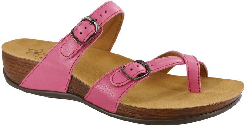 Shelly Toe Loop Slide Sandal - Passion Pink, , large