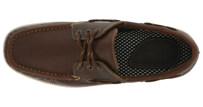 Decksider Lace Up Boat Shoe, New Briar, large