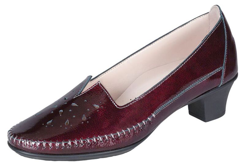 Sonyo Slip On Heel - Bordo, , large