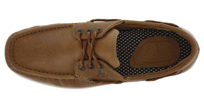 Decksider Lace Up Boat Shoe, Old Sand, large
