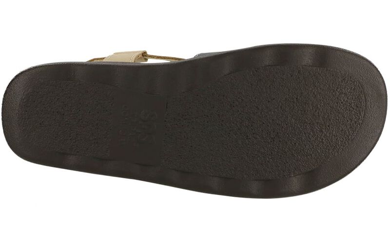 Huggy Cross Strap Sandal - Blue/Taupe, , large