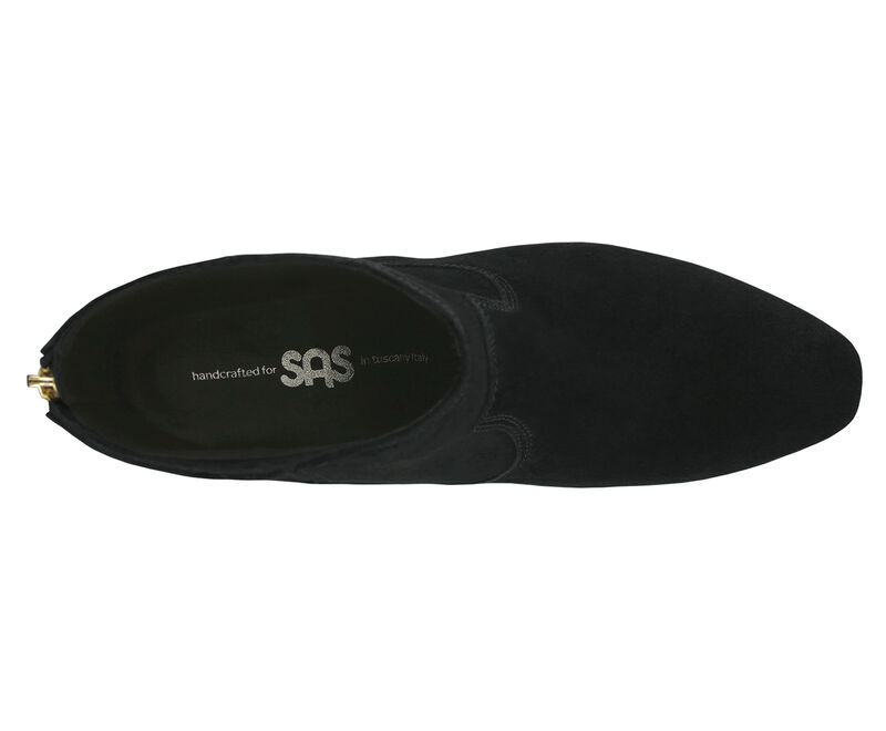 Dylan Black Suede Left Top View