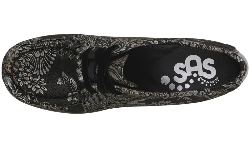 Bounce LTD Brocade / Black Patent Left Top View