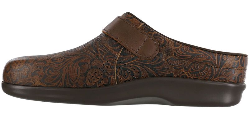 Clog Cowboy Floral Left Side View