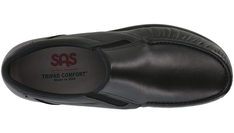 Side Gore Black Smooth Left Top View