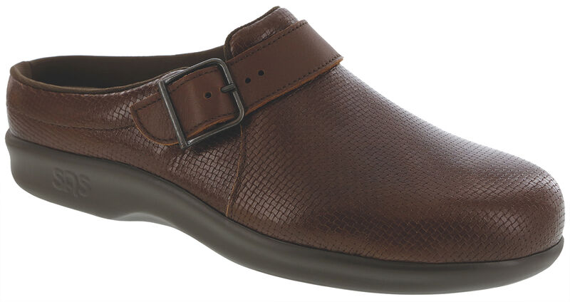 Clog Woven Brown .75 View