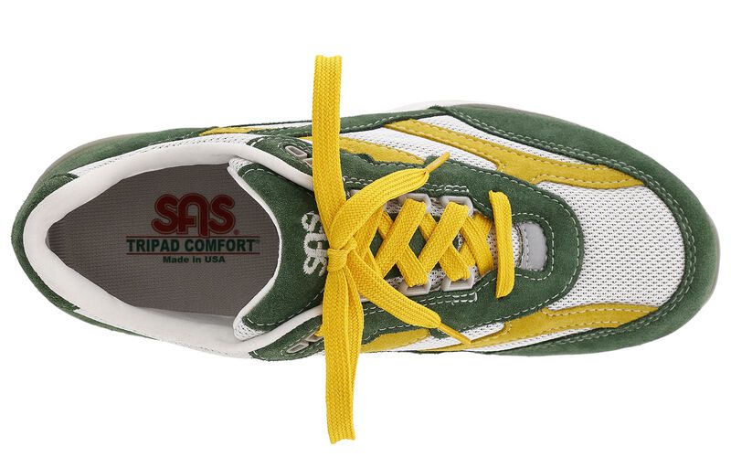 Journey Mesh Green Yellow Left Top View