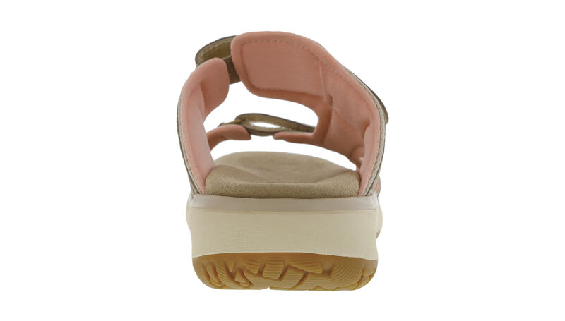 EmBark Slide Taupe/Pink Rear View