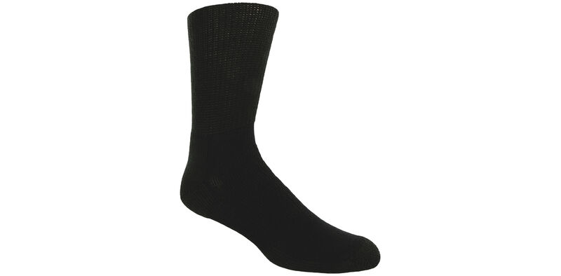 Thorlo Crew X-Large Black Socks Model View