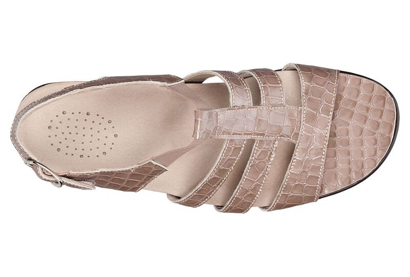 Allegro Taupe Croc Right Top View
