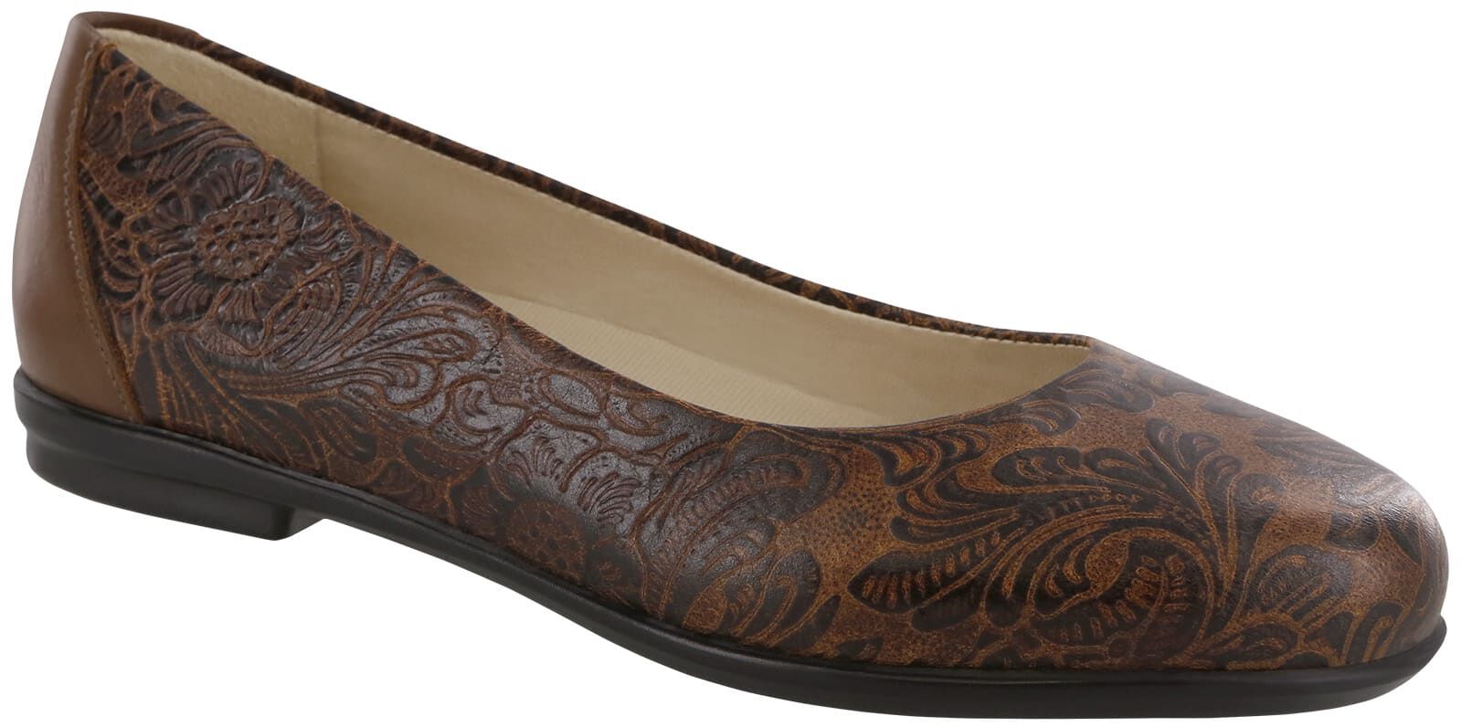 Scenic Ballet Flat Cowboy Floral