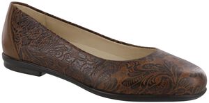 Scenic Ballet Flat Cowboy Floral