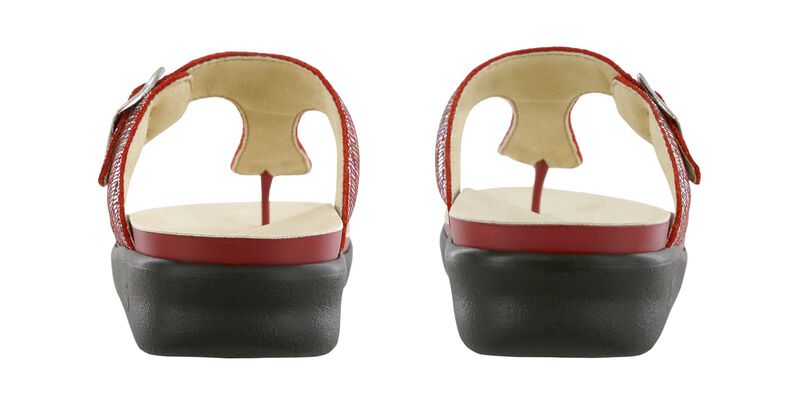Sanibel T-Strap Slide Sandal - Rainbow Red, Rainbow Red, large