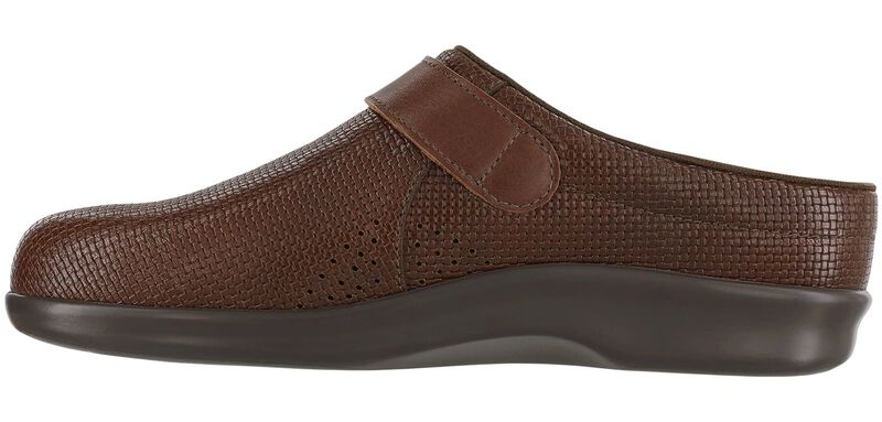 Clog Woven Brown Right Side View