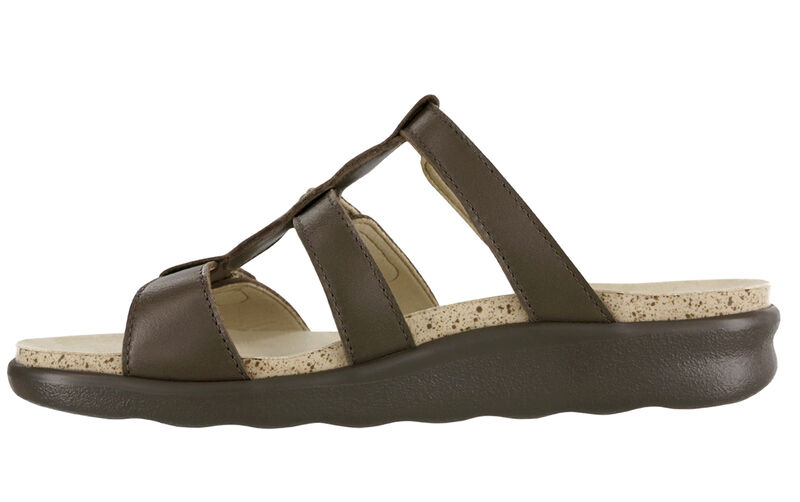 Naples Slide Sandal - Coffee, , large