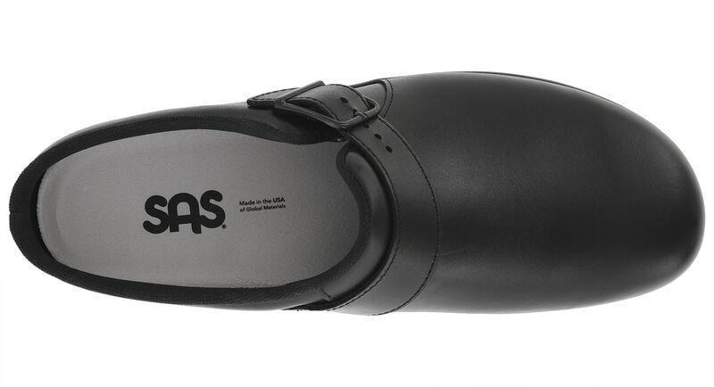 Clog Black Top View