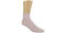 Mayo Ruffled Diamond Medium Pink Socks Model View