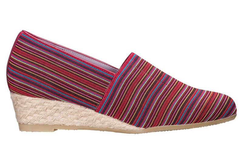 Becky Wedge Slip On - Red, , large
