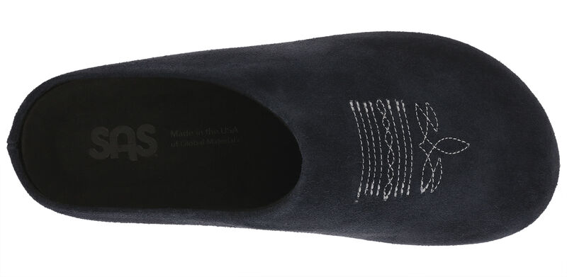 Hinny Navy Suede Left Top View