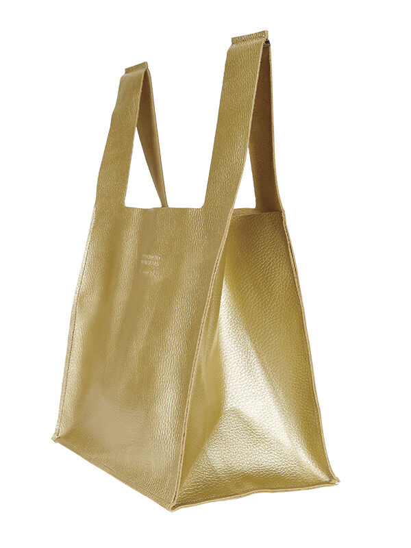 Tote Gold Side View