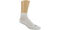 Diabetic QTR Crew Medium White Socks Model View