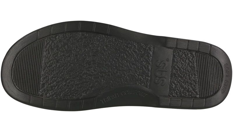 Side Gore Black Smooth Left Sole View