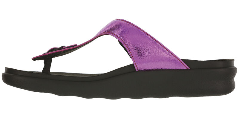 Sanibel LTD T-Strap Slide Sandal - Pink Sparkle, Pink Sparkle, large