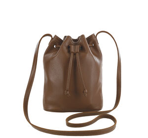 Gracie Drawstring Bag - Brandy