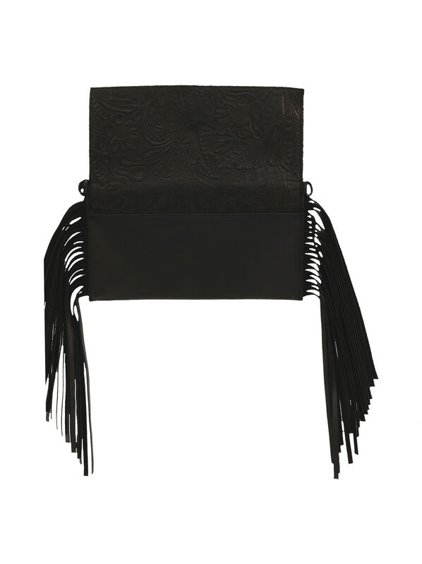 Tether Shoulder Handbag, Black Larse, large