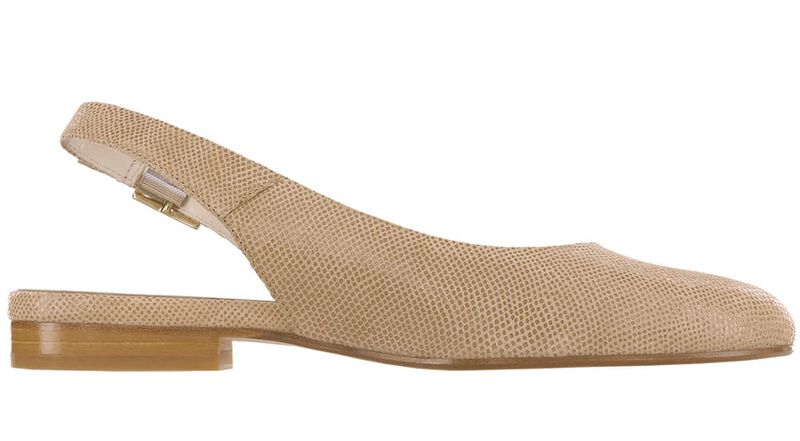 Chloe Slingback Flat - Champagne, Champagne, large