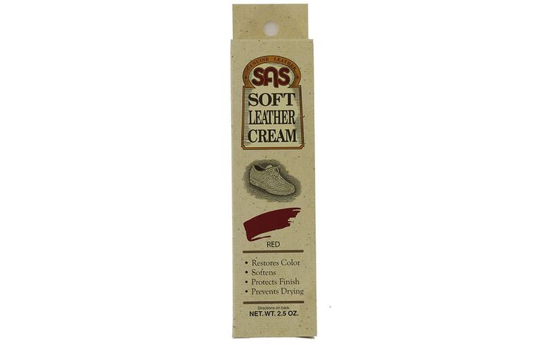 SAS Soft Leather Cream Polish - Red, Red, large