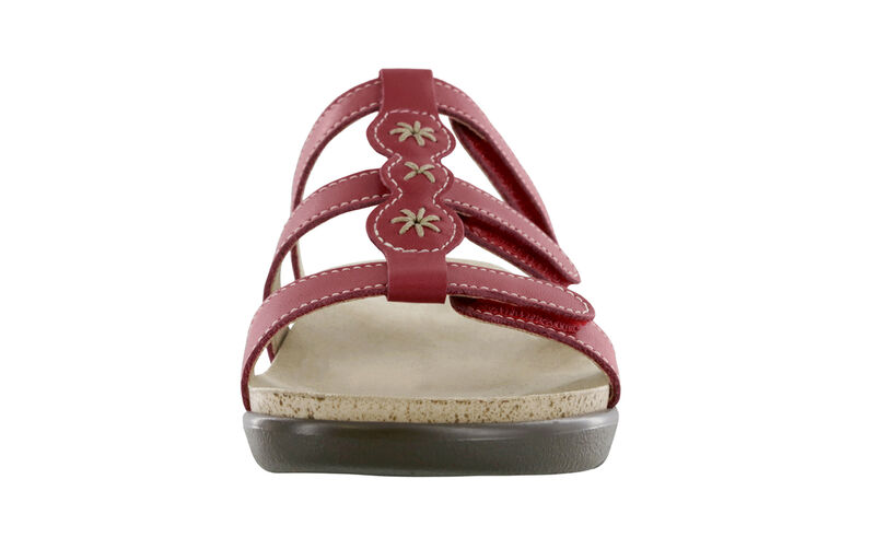 Naples  Slide Sandal, Red, large