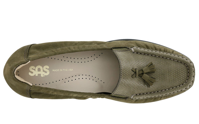 Hope Slip On Loafer - Green Tundra, , large