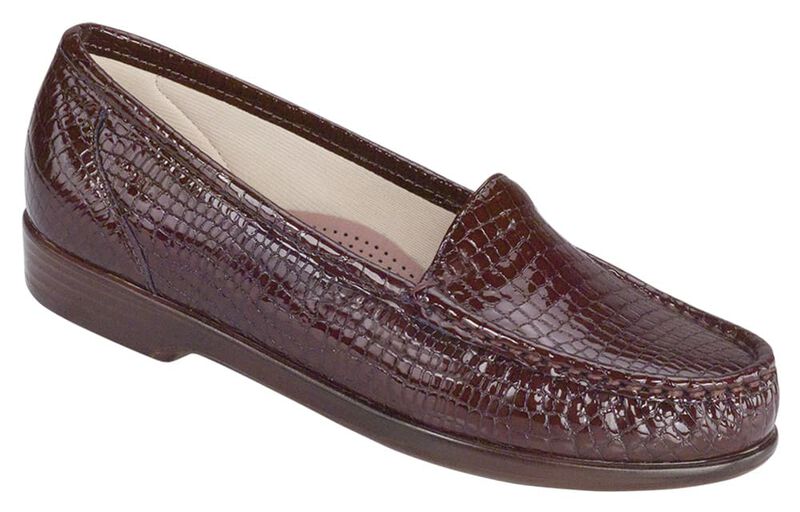 Simplify Brown Croc Right .75 View