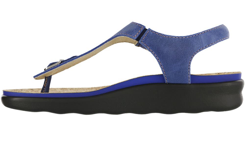 Blue t clearance strap sandals