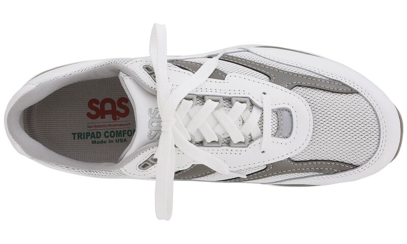 Journey Mesh White-Gray Left Top View
