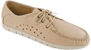 Breezy Lace Up Moc - Latte