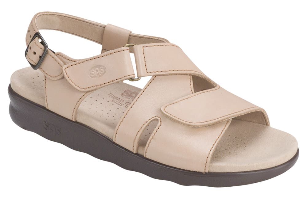 Huggy Cross Strap Sandal | SAS Shoes