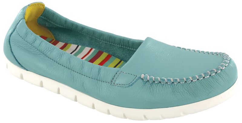 Sunny Slip On Loafer - Teal, , large