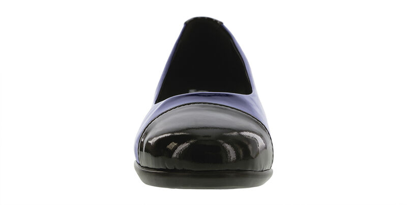 Scenic Cap Toe Black/Sapphire Right Front View