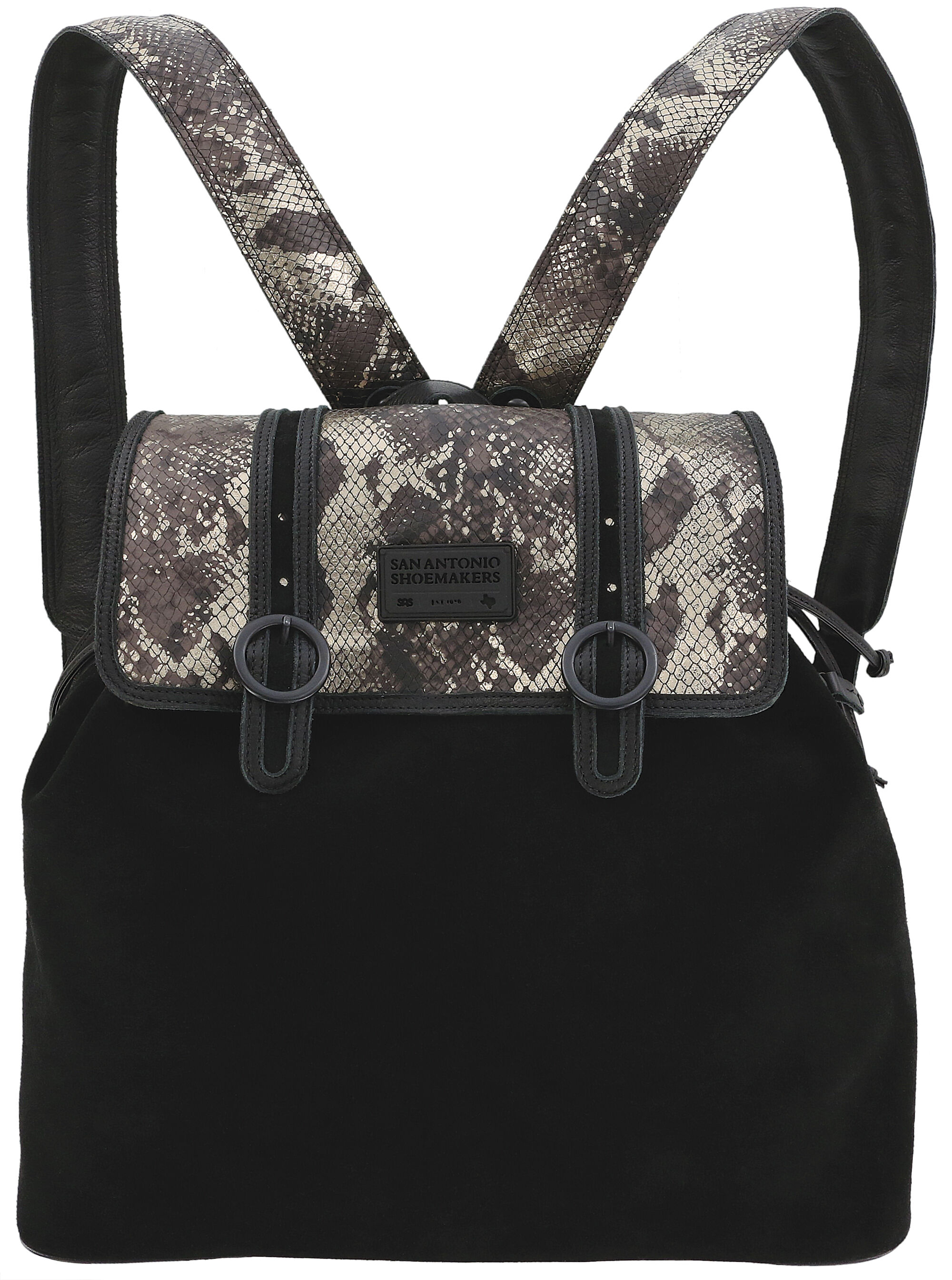 Black rucksack handbag outlet