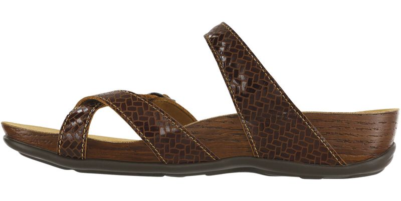 Shelly Toe Loop Slide Sandal - Weave Henna, Weave Henna, large